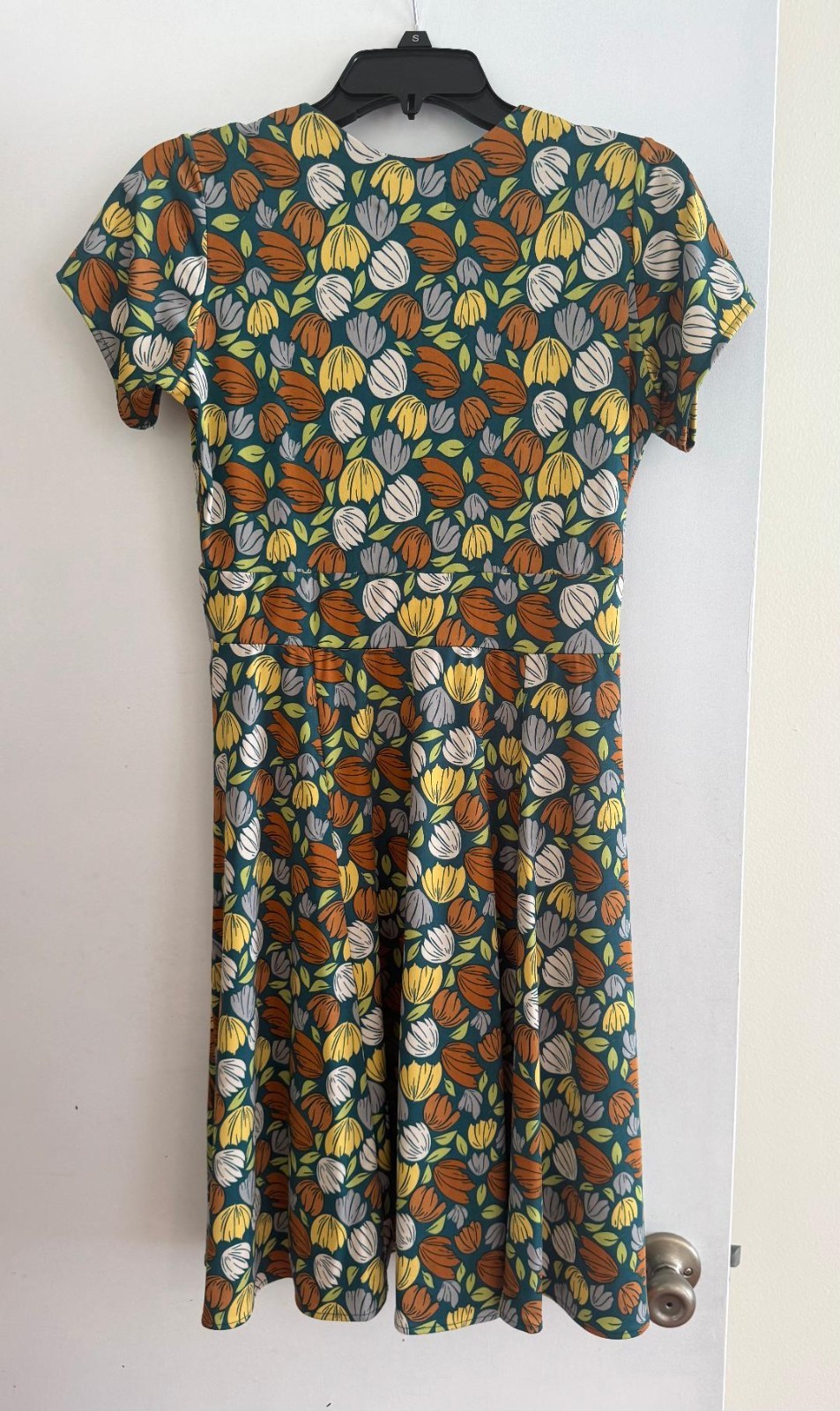 KARINA The Original Easy DRESS Meadow CECE Green Multi Floral S/M USA $126