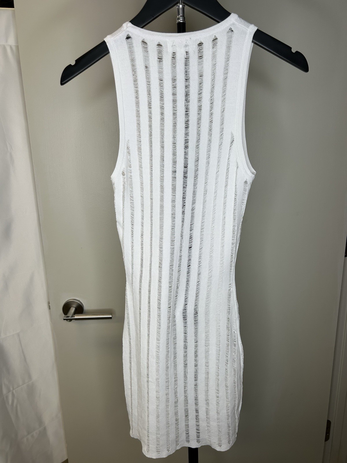 NWOT Women’s Size XS Revolve Superdown Sheer Knit White Dress Cover Up
