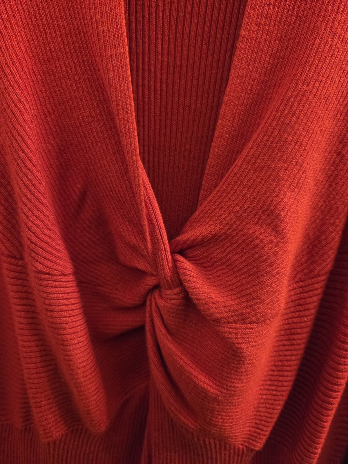 No Boundaries No Bo Juniors XXXL 21 Red Ribbed Cutout Dress Partial New Tag