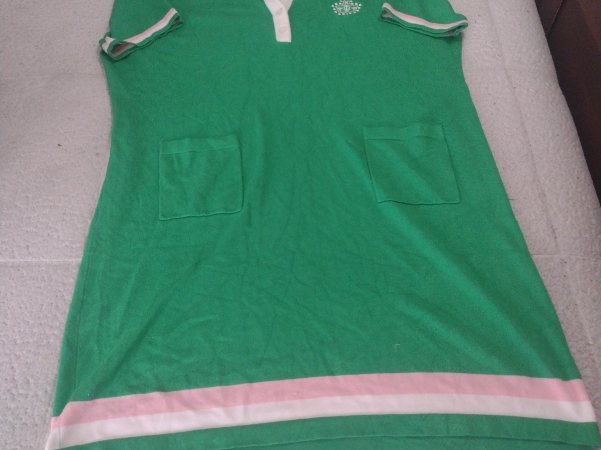 Ivy Storehouse Alpha Kappa Alpha Dress Linen Blend Green Size XXL