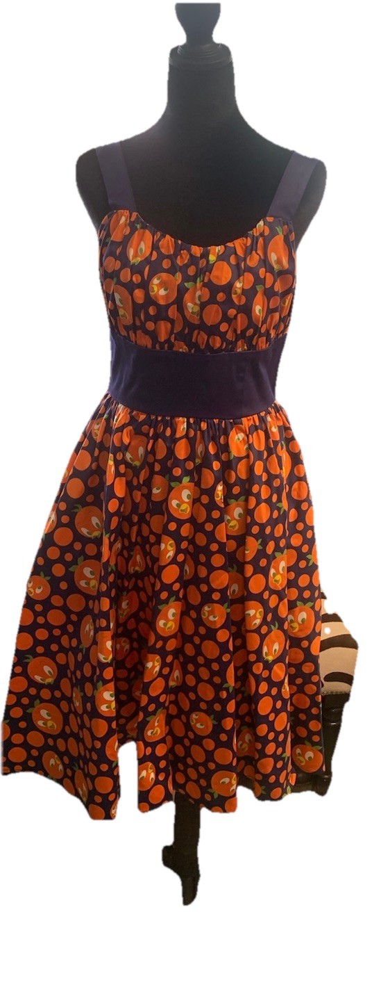 New Disney Parks Dress Shop Orange Bird Costume Dress Size S- Small NWT