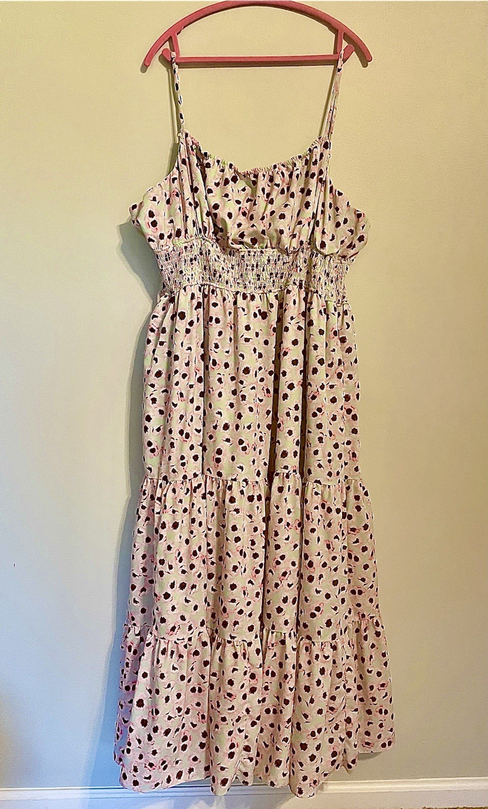 Anthropologie Hutch Sleeveless Square-Neck A-Line Maxi Dress