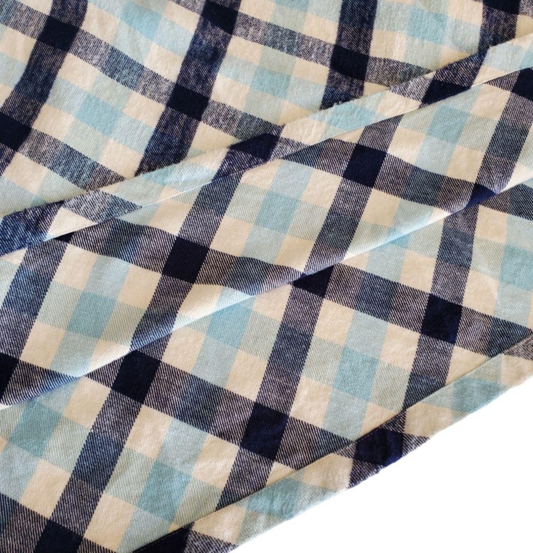Plaid Pattern 45rpm Cotton Long Sleeve Knee-Length Dress Japan