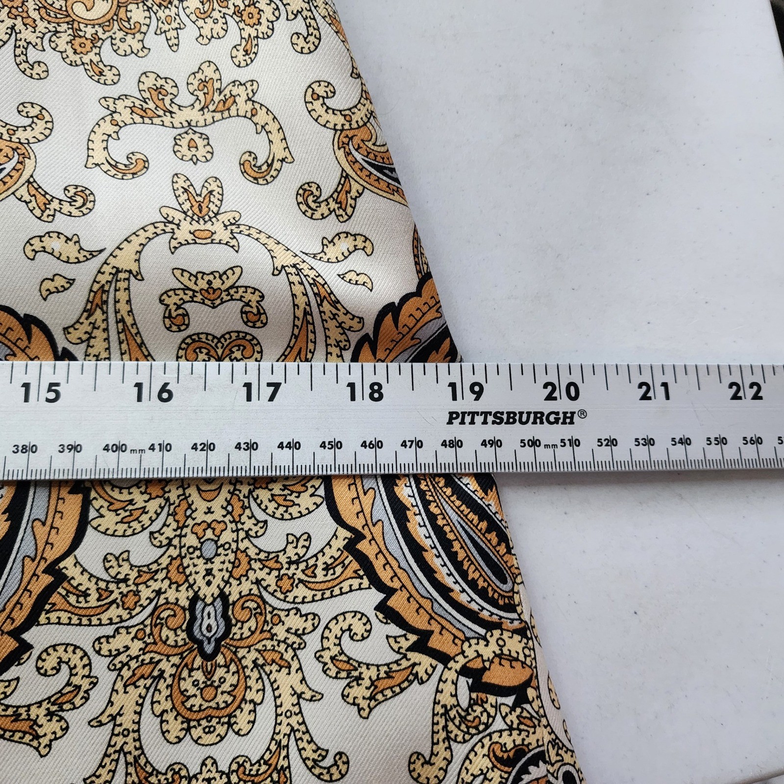 J.Crew Dress Size 8 Silk Wool Blend Elegant Paisley Ivory Gold Pockets Luxe NWT