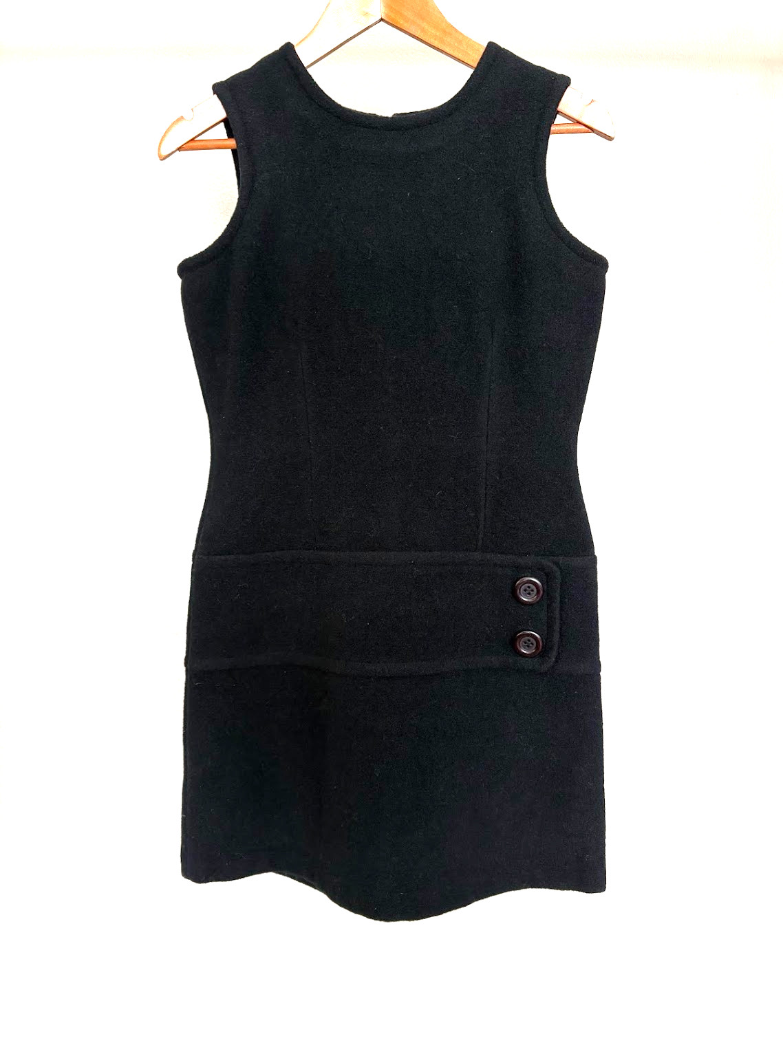 90’S BLACK 60’s styled MINI DRESS SIZE 4 SLEEVELESS
