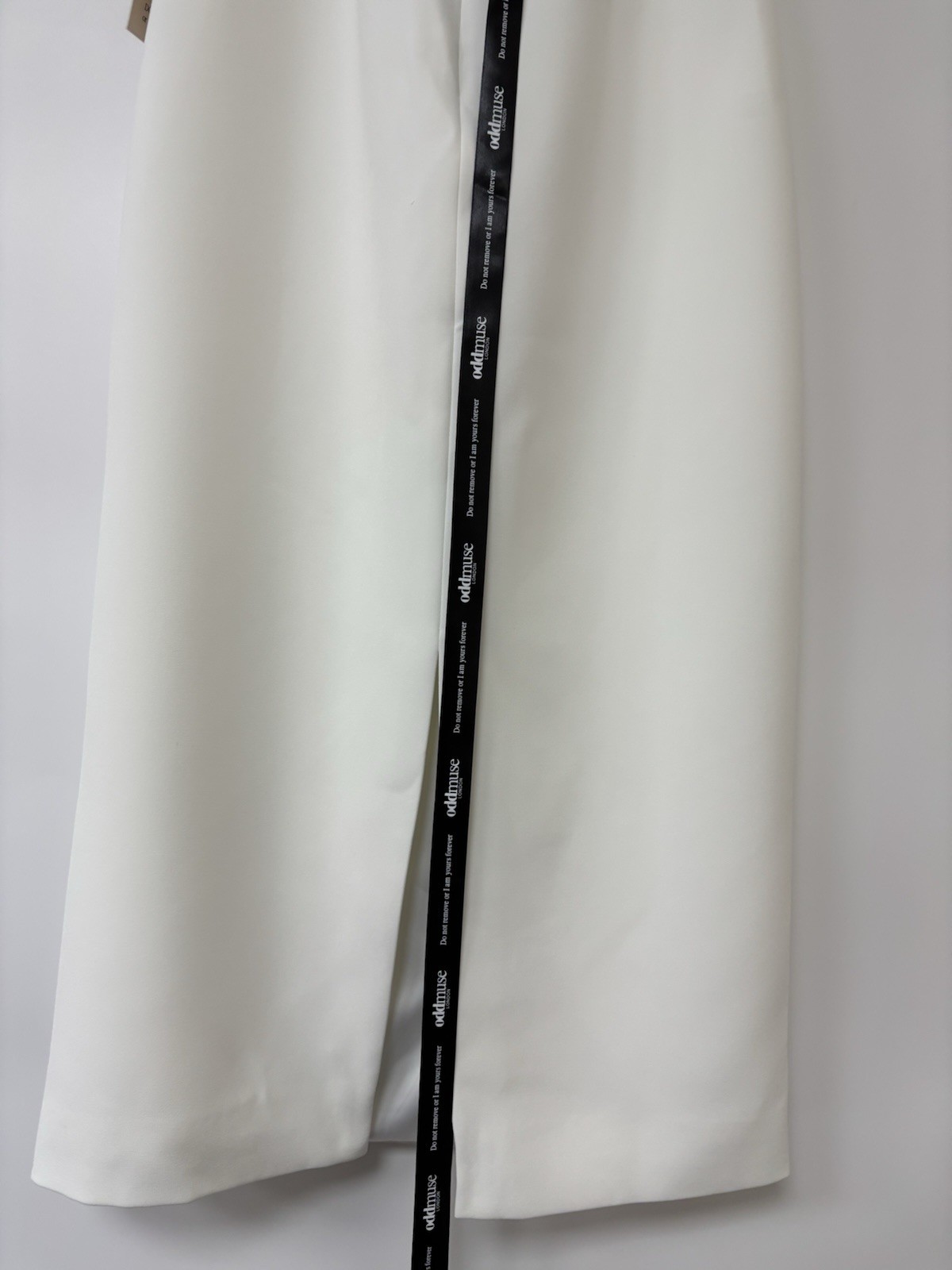 Odd Muse London The Ultimate Muse Women’s Gathered Midi Dress White Size M