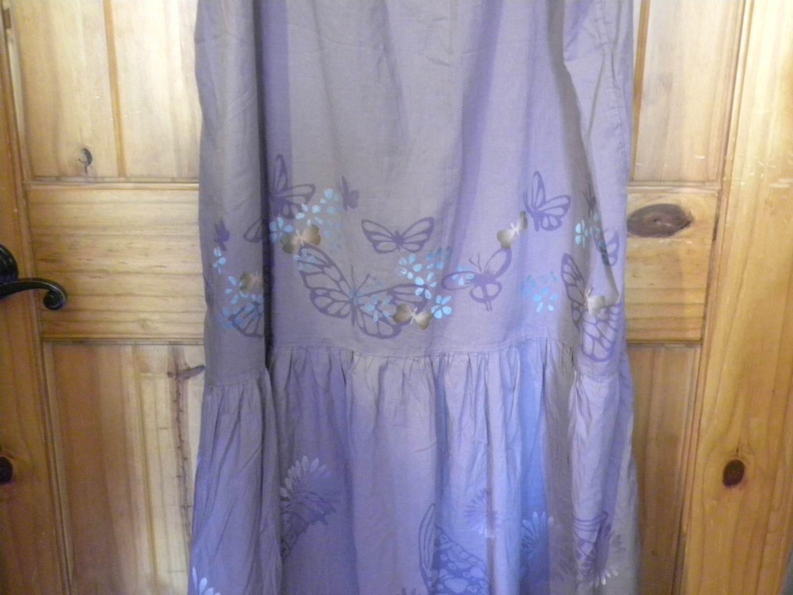 NWT BLUE FISH DROP WAIST LIGHTWEIGHT MAXI SUN DRESS EGGPLANT 2X