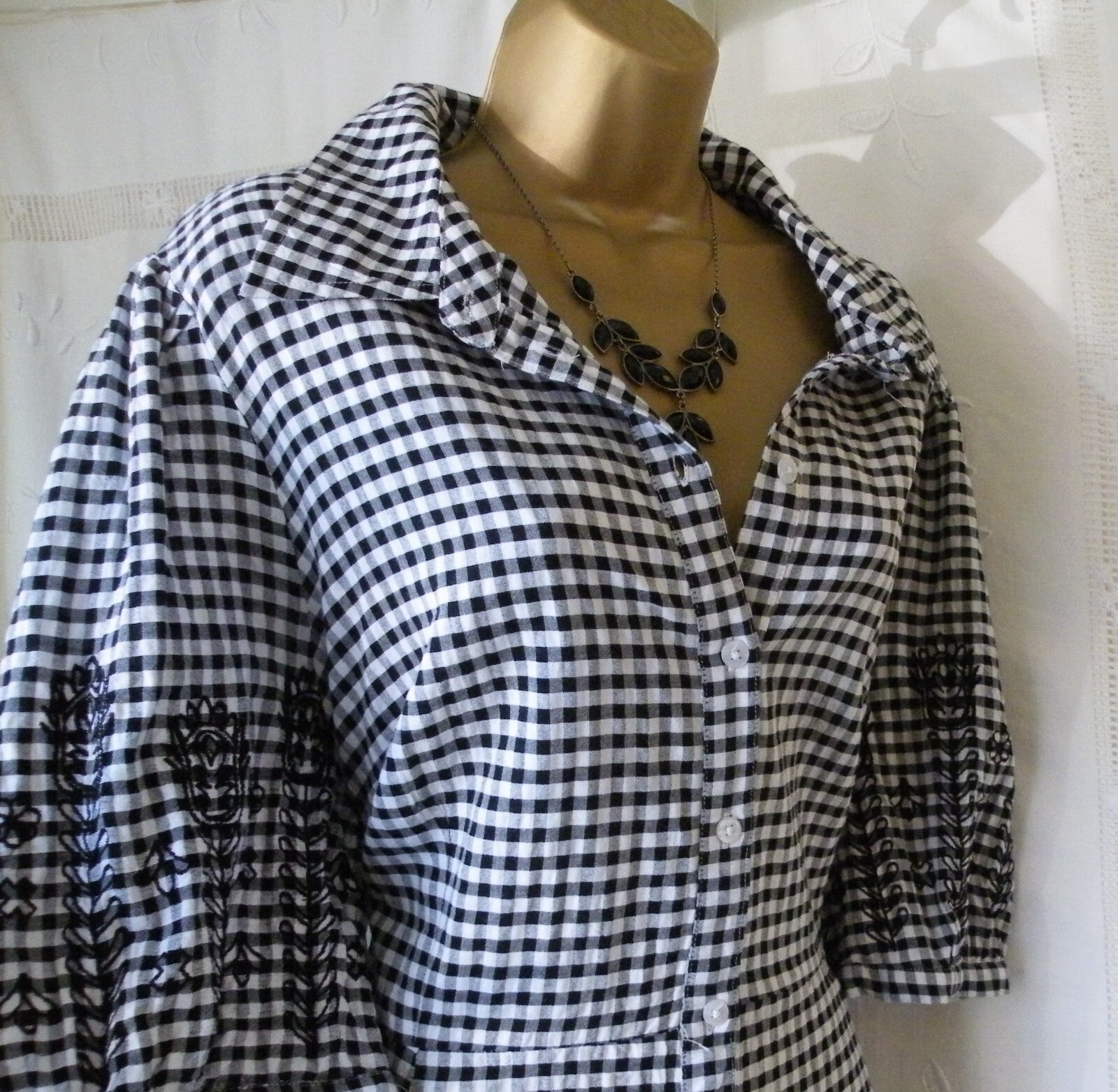 👗***MONSOON PRE-OWNED “GINGHAM” SHIRT DRESS SIZE 20***👗