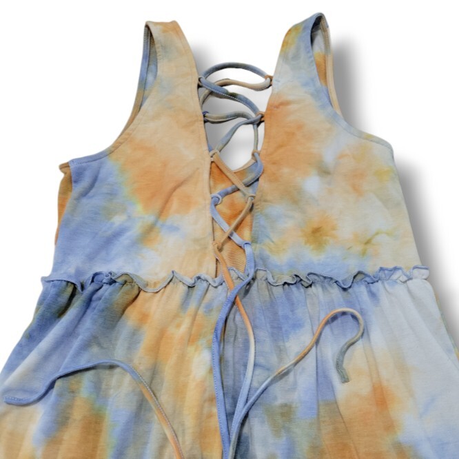 Stitch & Pine Dress Size Medium Women’s Sleeveless Dress A-Line Dress Tie Dyed