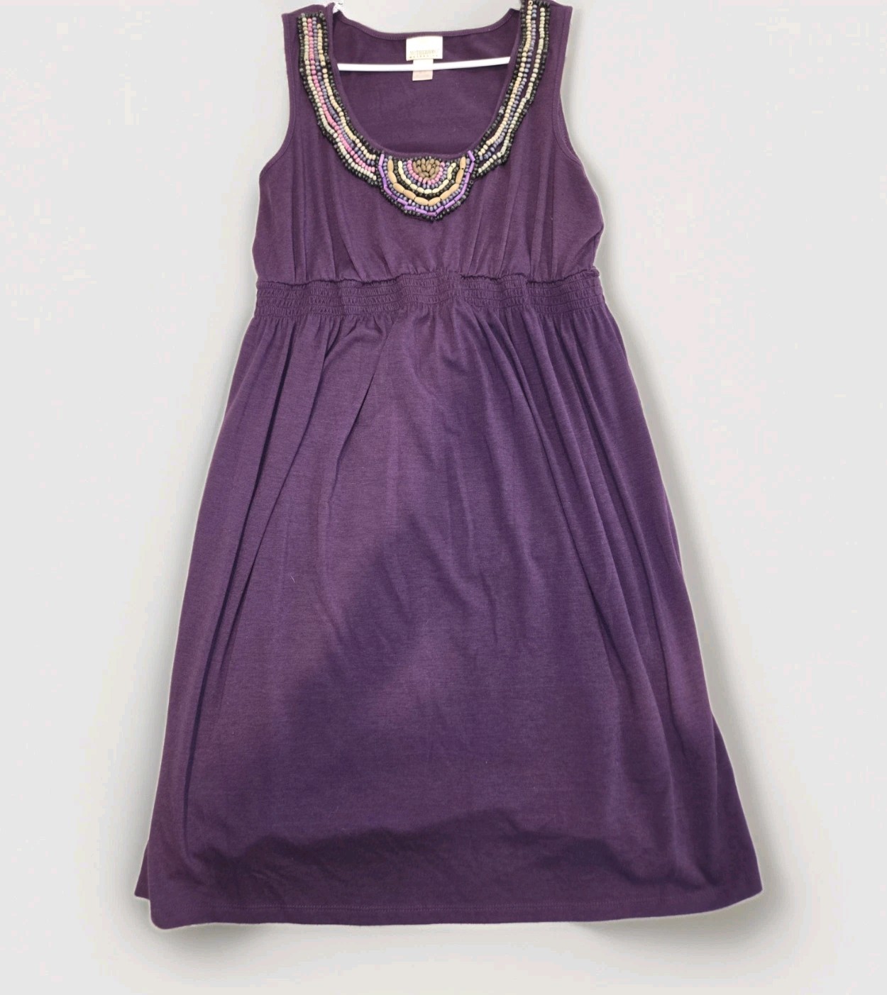 Motherhood Maternity Size Medium Sleeveless Semi-Formal Royal Purple Dress
