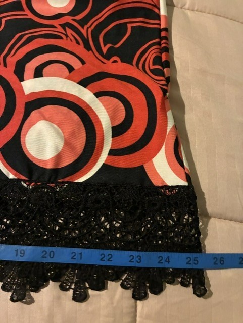 White Mark Dress Lace Crochet Stretch, Black, White, Pink, Red Size 2x