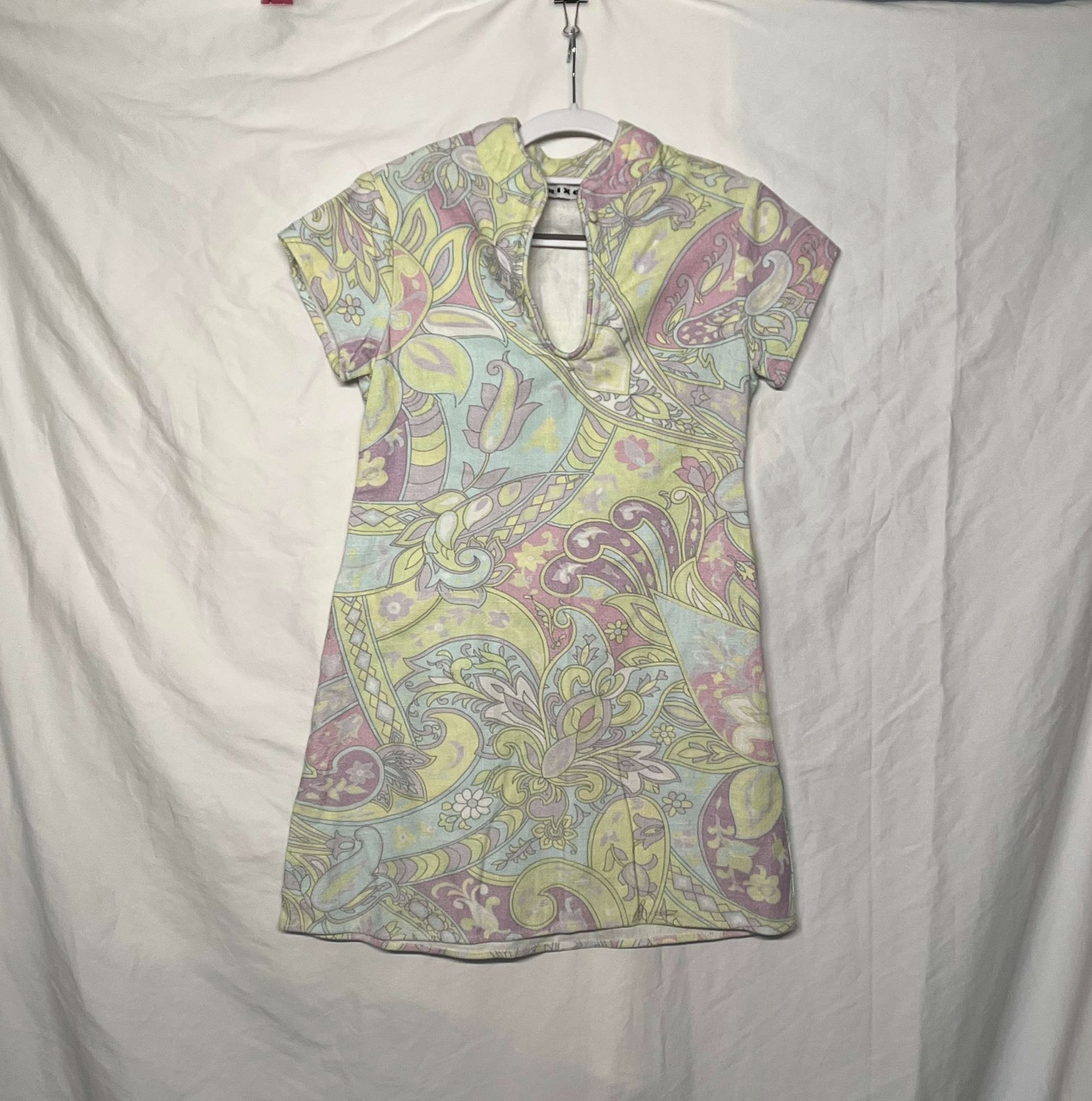 Rixo lolita printed cutout mini dress Size XS