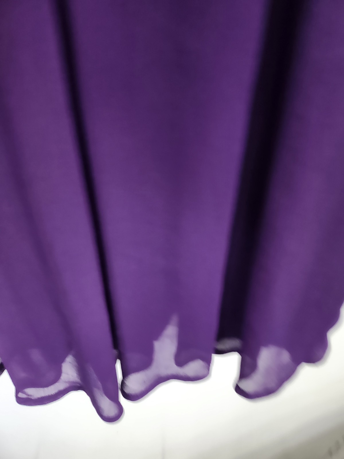 Elise Ryan Purple Sleeveless Floaty Chiffon and Satin Dress Size 12 Occasion
