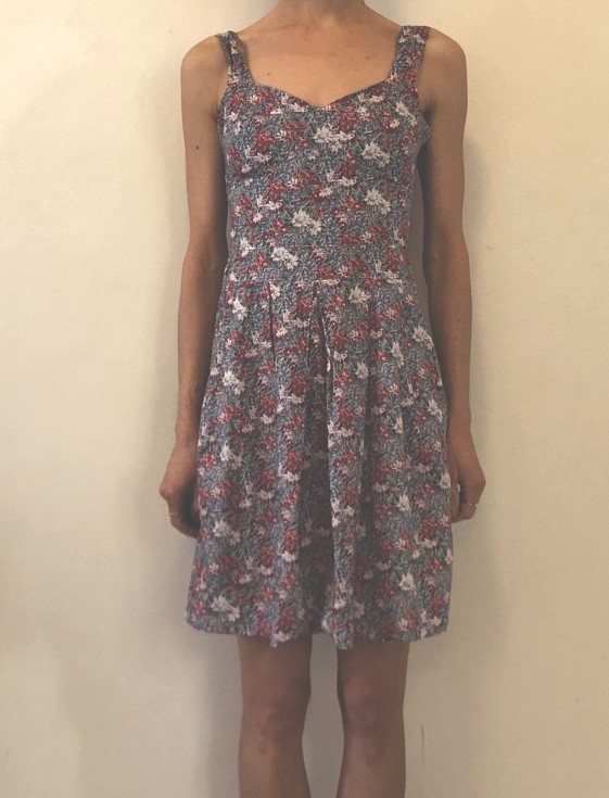Cacharel Liberty Print Dress Vintage Xs