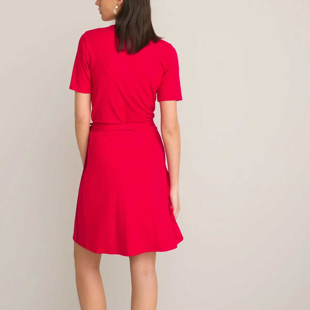 La Redoute Wrap Front Wrapover Dress Size M (10-12) Flattering Draping RRP £38