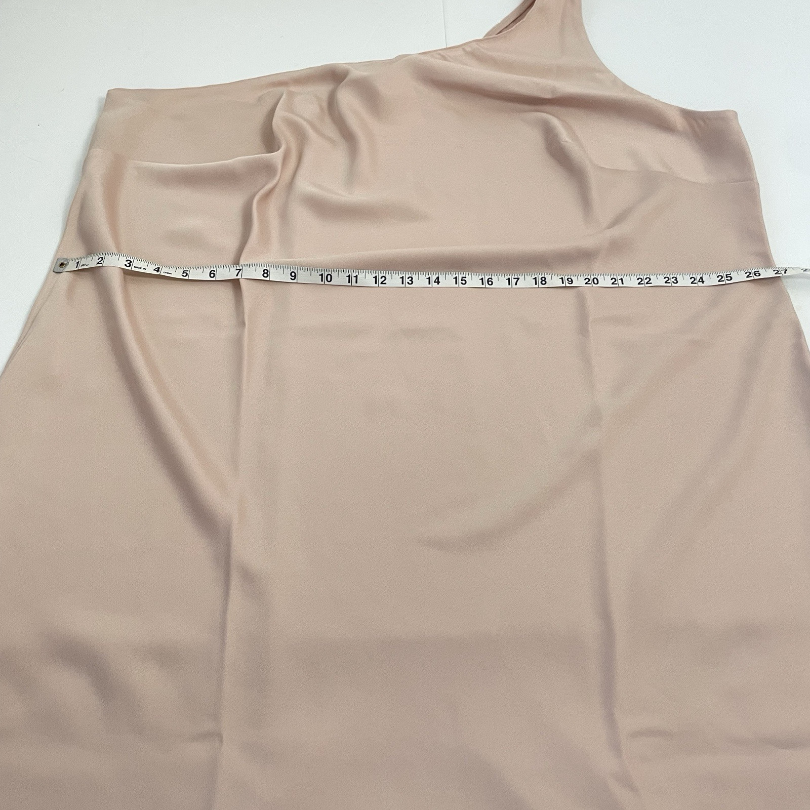 NWT BHLDN Audrie One Shoulder Midi Dress Size 26W in the color Oyster