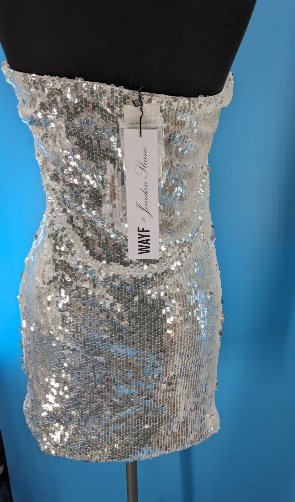 WAYF Jourdan Sloane Sequin Strap/Strapless Minidress NWT $89