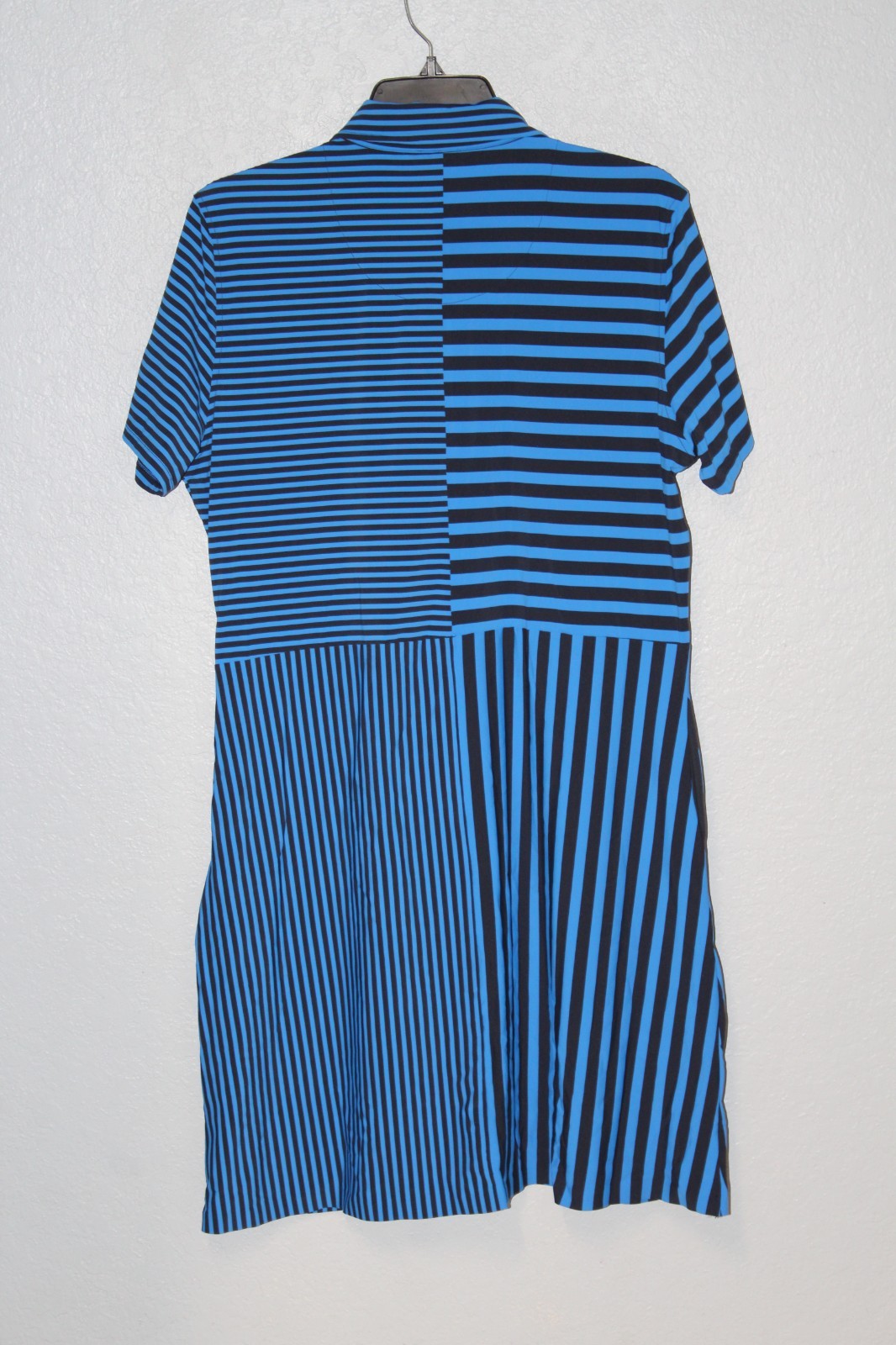 NEW G/FORE Women’s Mixed Stripe Golf Dress Twilight Blue Size-XL NWT