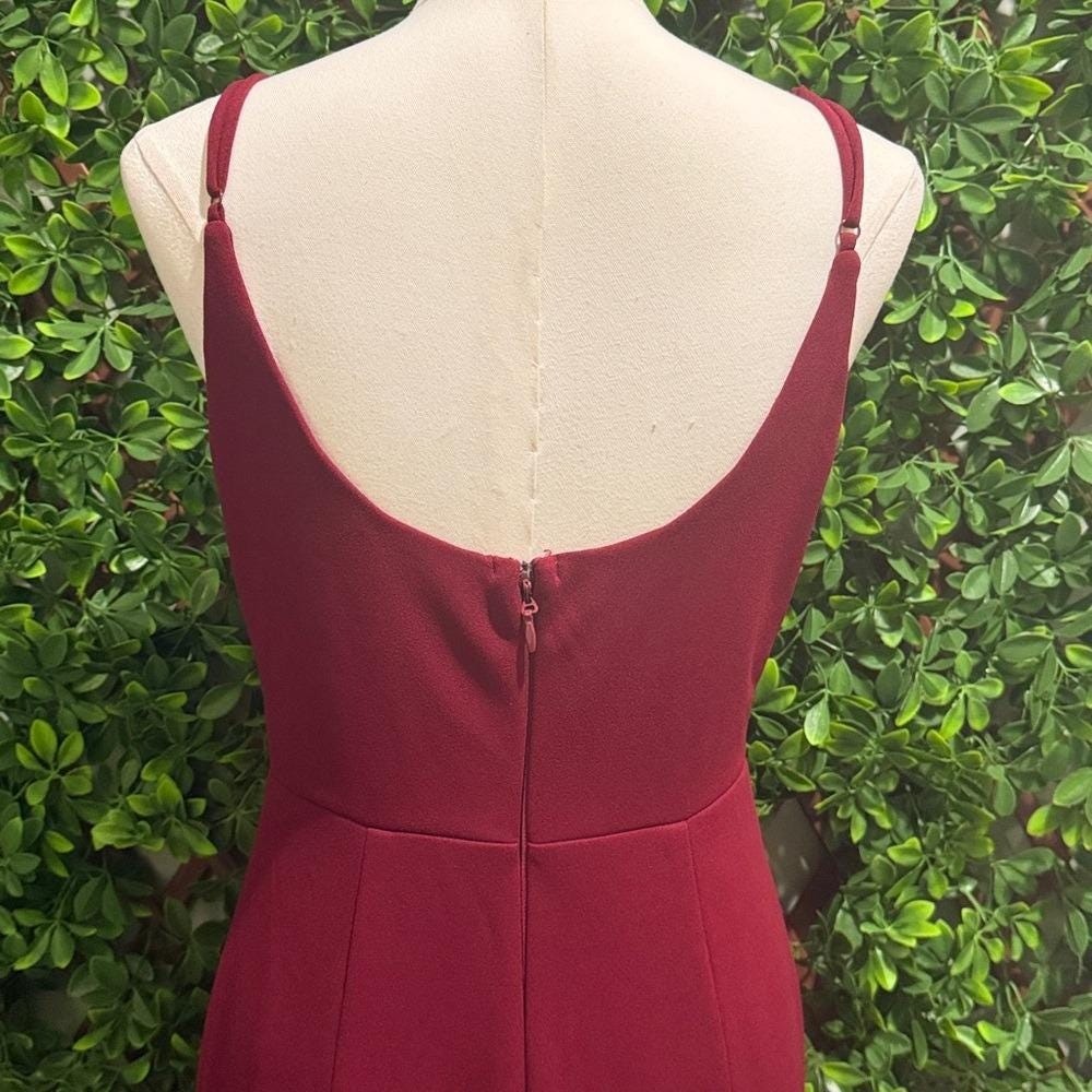 Infinite Glory Wine Red Dress