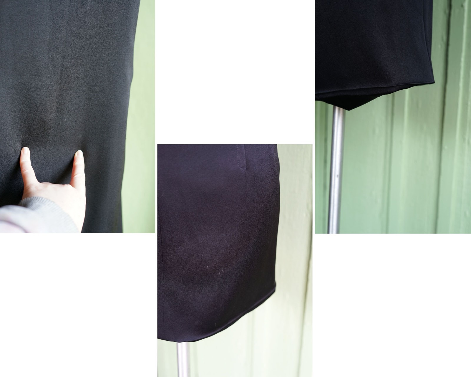 Givenchy Black Square Neck Collared Sleeveless Short Shift Dress Size 38