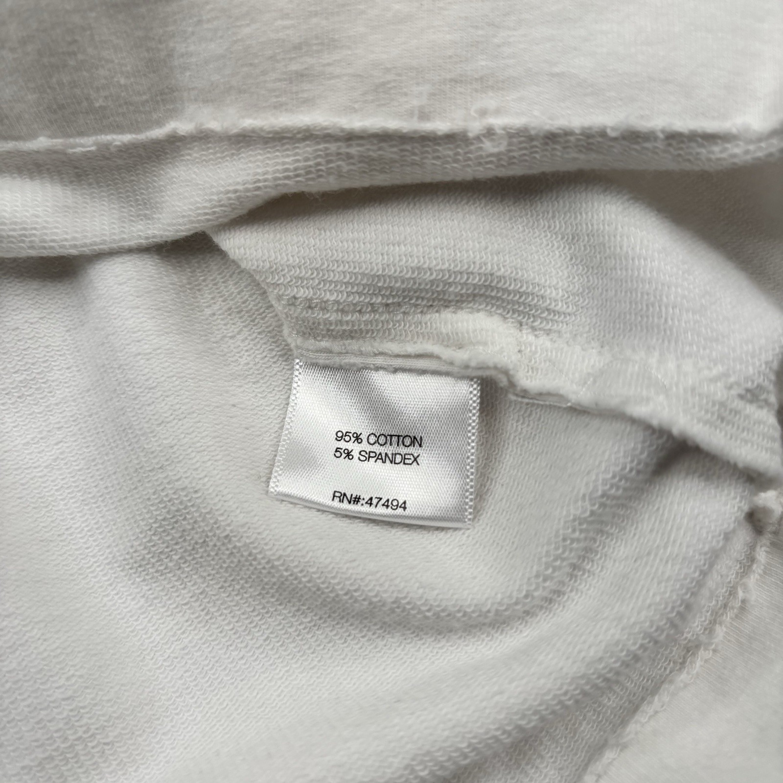Norma Kamali White Sleeveless Mini Dress S Round Neck Knit Pockets