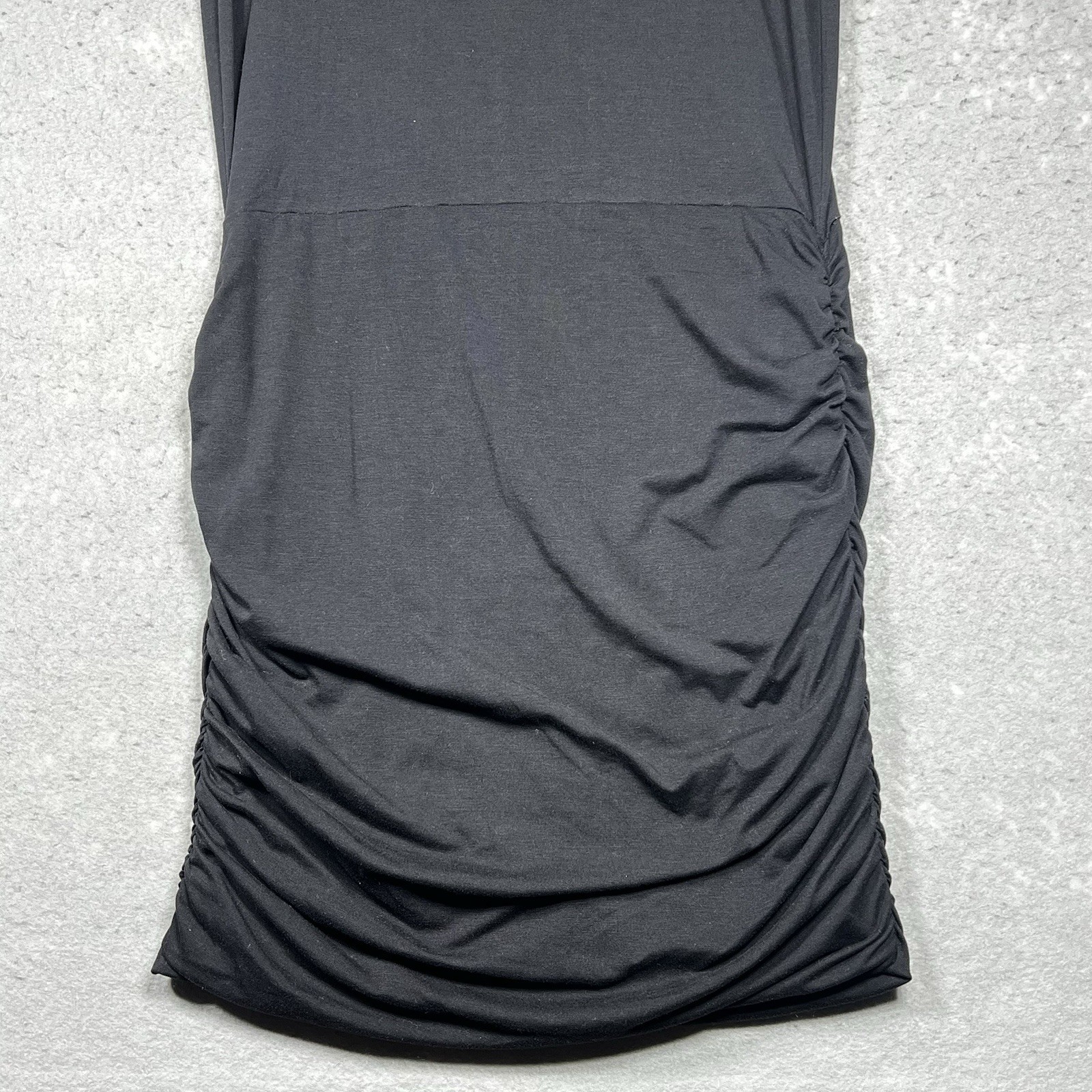Athleta Dress Womens Medium Bodycon Stretch Knit Athleisure Casual Fitted Black