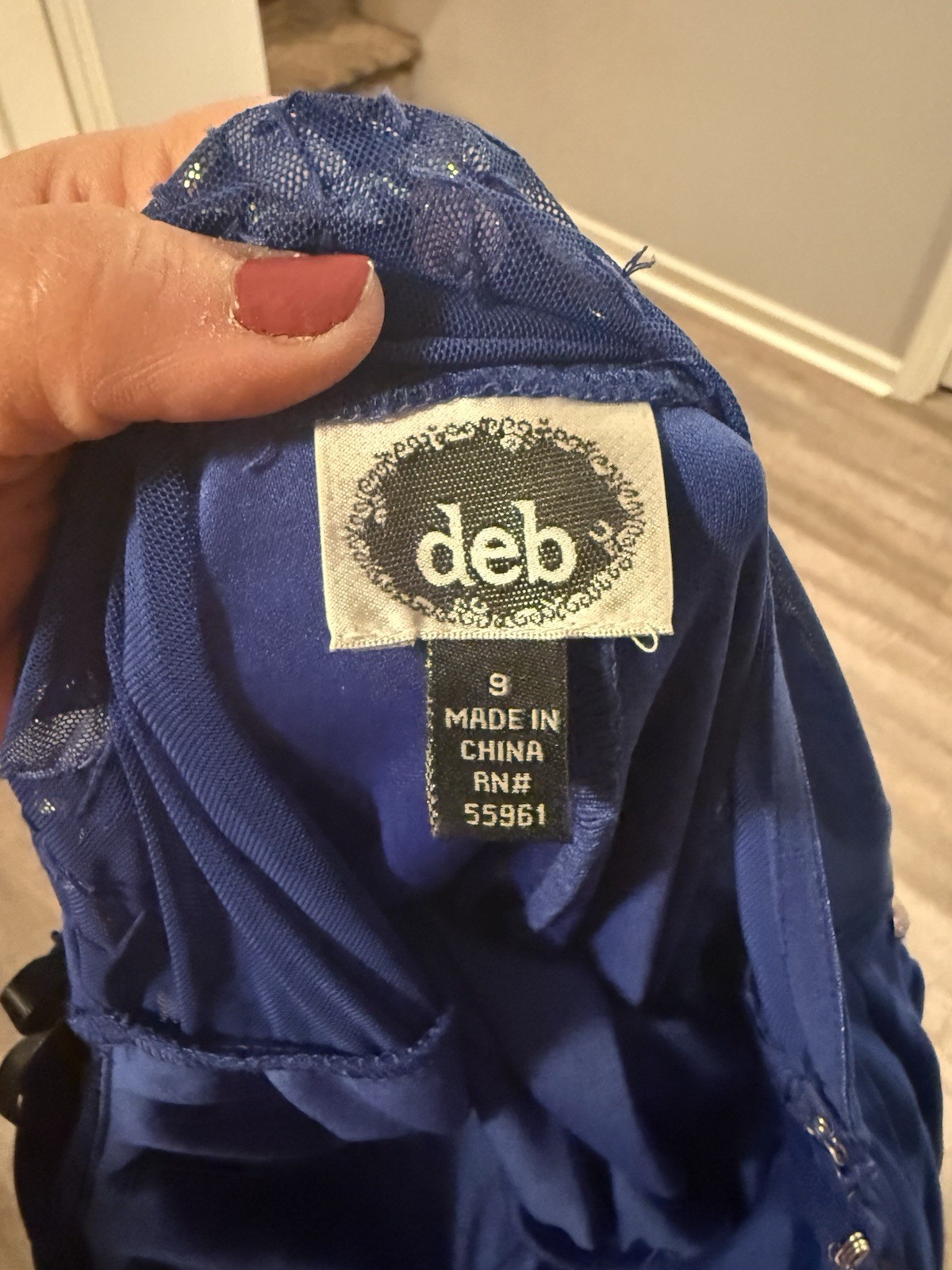 Deb high low dress size 9