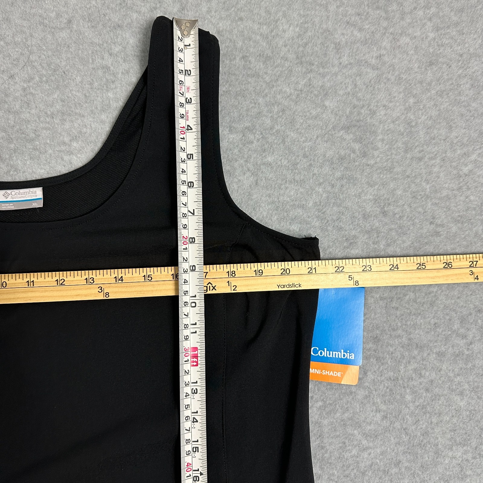 NWT Columbia Women’s Activewear Crew Neck Black All Seasons Tank Dress Size XL