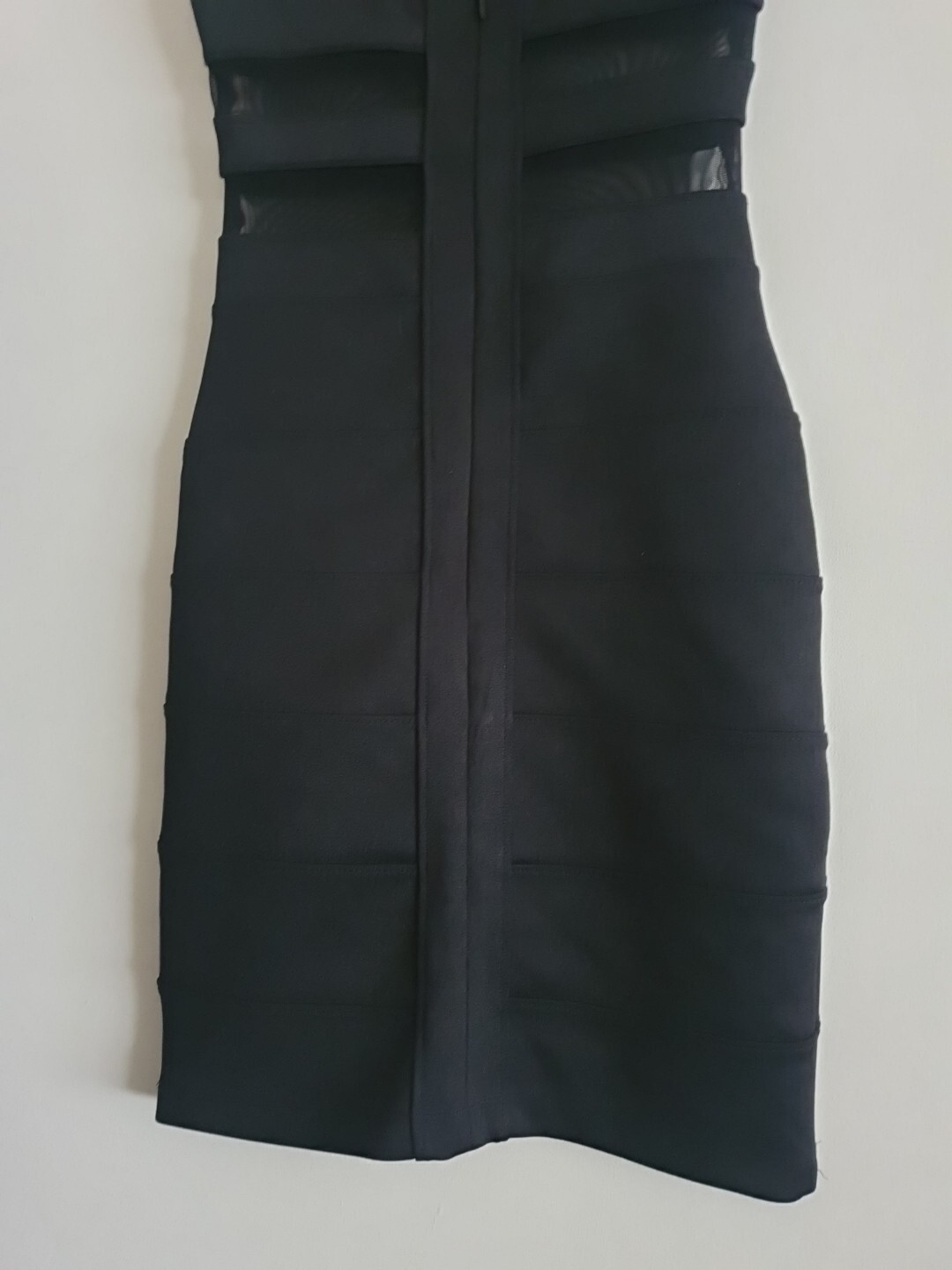 Miss Selfridge Black Bodycon Dress Size 6 £45