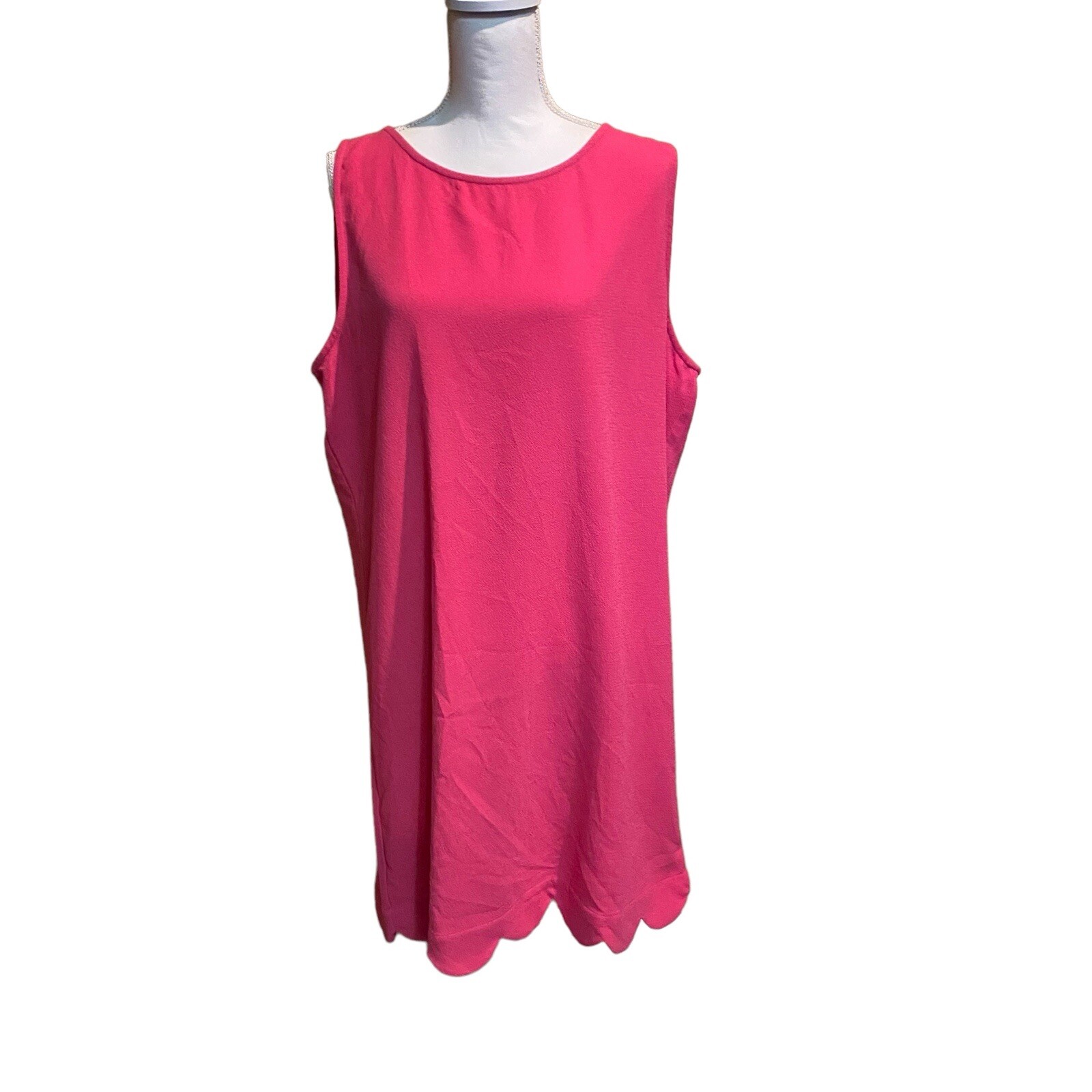 Betsy’s Boutique Women’s Pink Sleeveless Sheath Dress Size X-Large NWT
