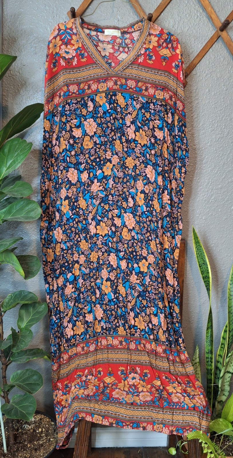 Seven Islands kaftan dress || xl