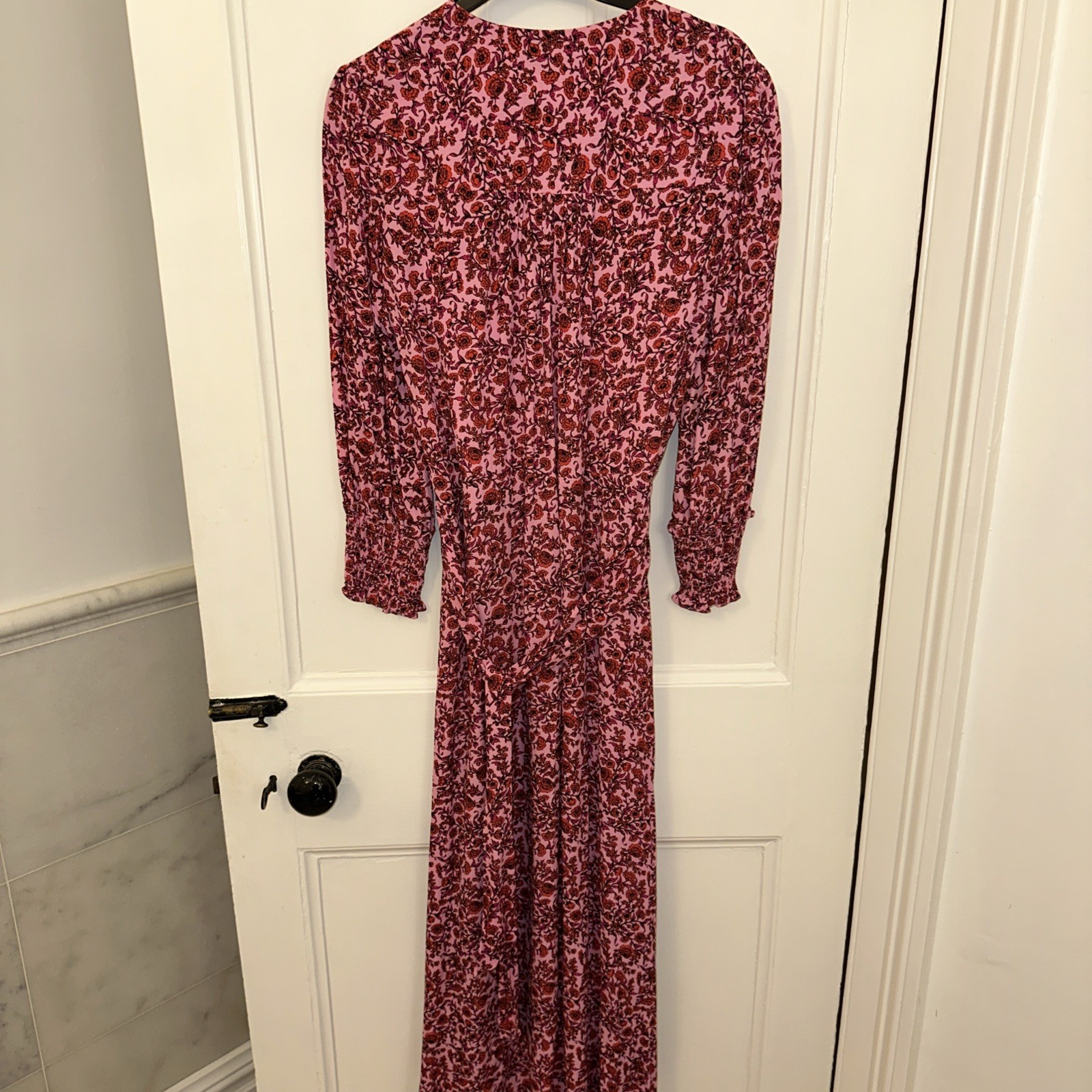 WHISTLES * SIZE 10 PINK HEATH FLORAL PRINT LADIES MIDI DRESS RRP £149