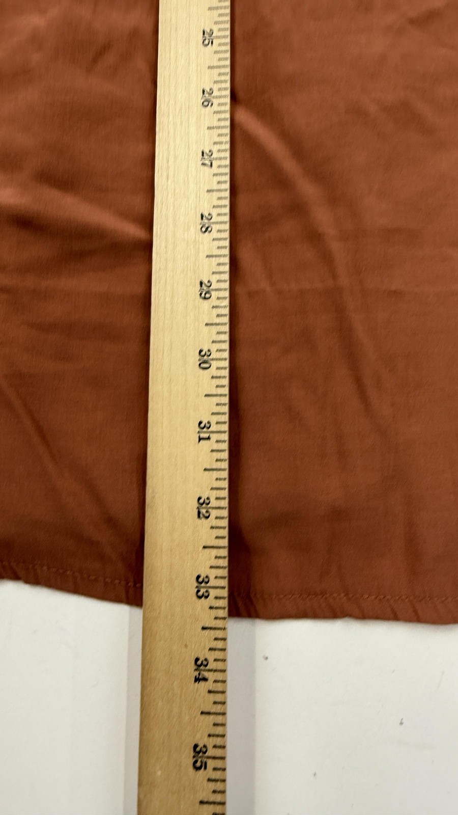 Flawless Dress Womens Large Brown Button Front Collared 3/4 Sleeve Rayon Blend