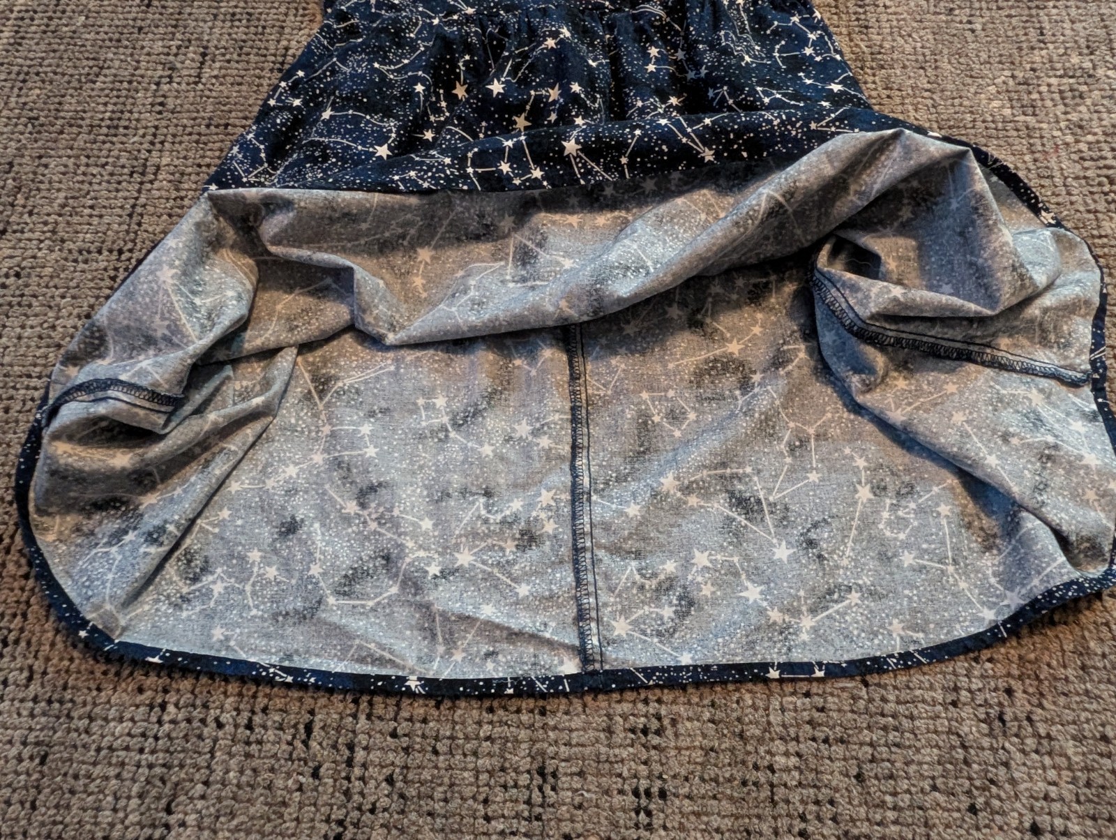 Retrolicious Constellation Celestial Dress Large Stars Galaxy Retro USA Glows!