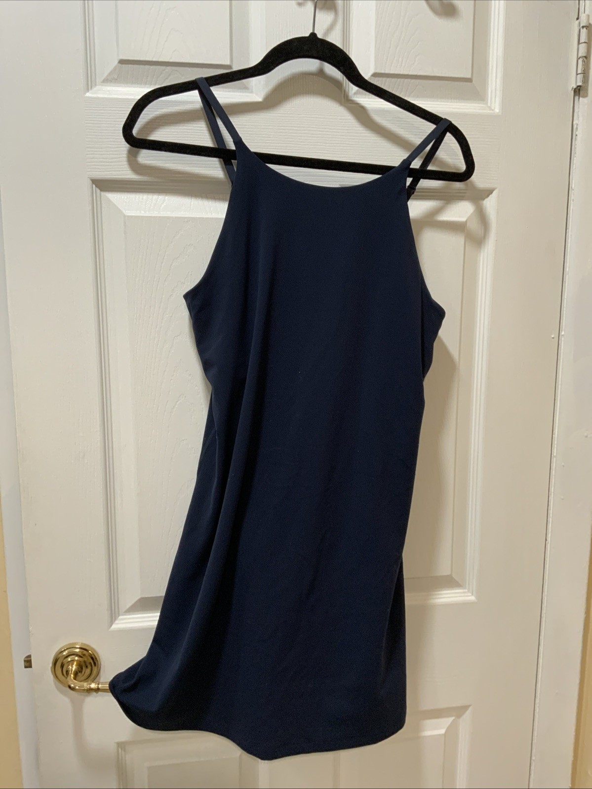 Lululemon Align High-Neck Dress Light Support true navy sz 12