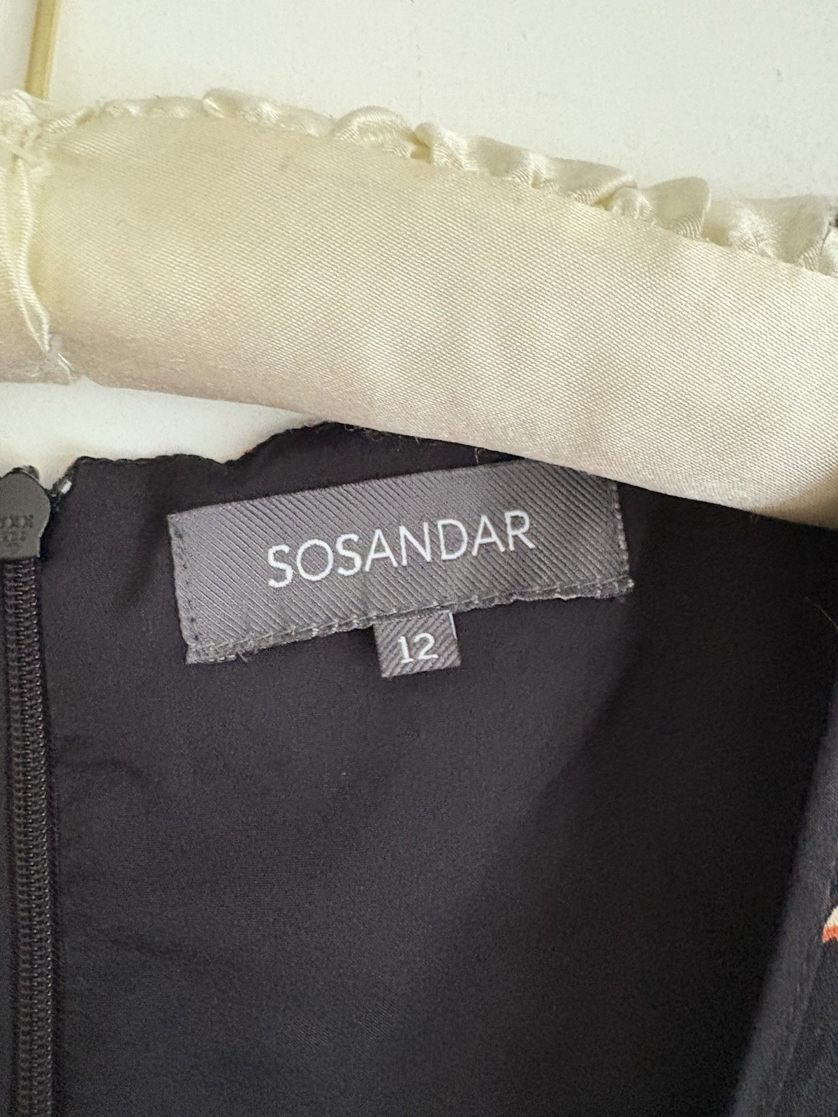 Sosander Black With Copper And White Dress