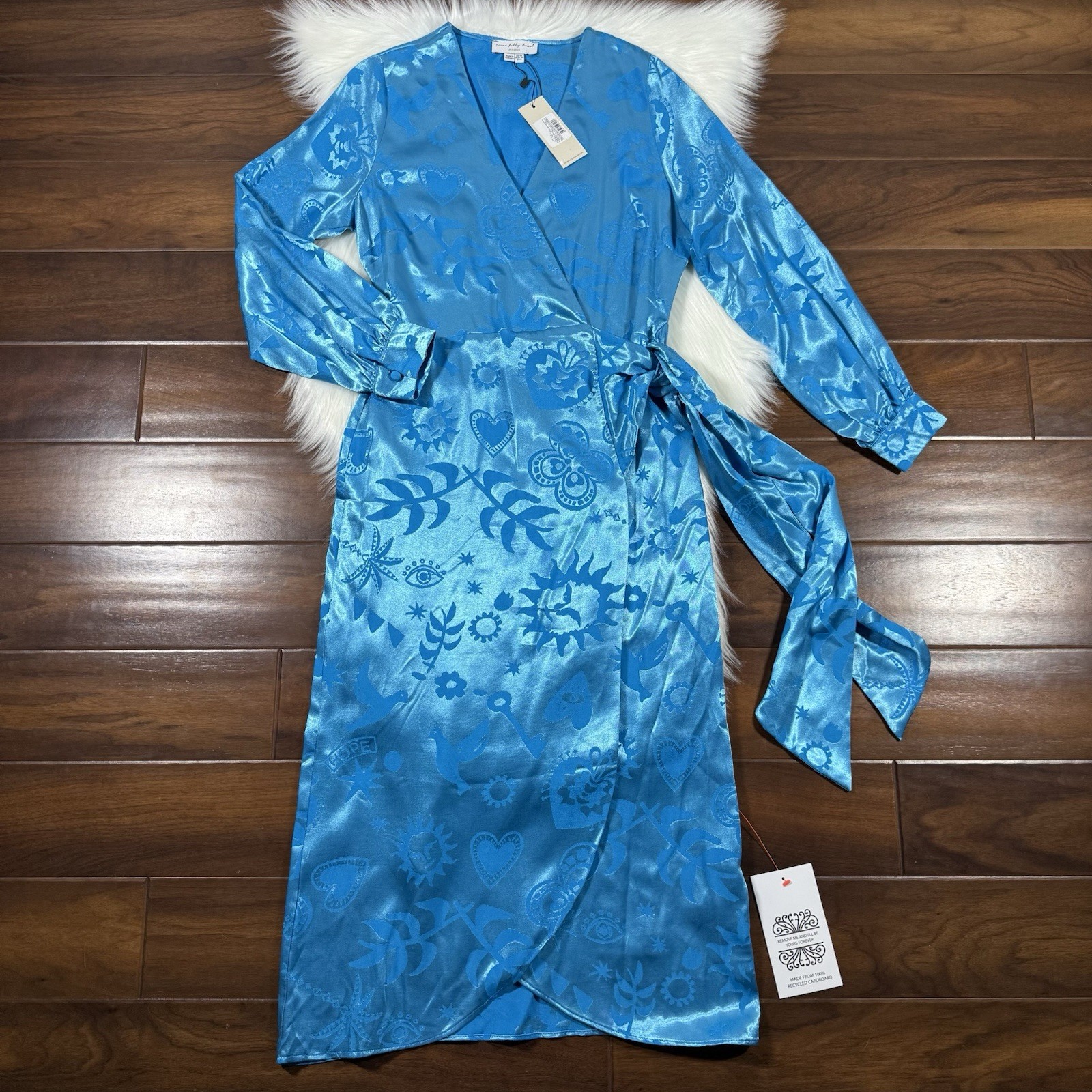 Never Fully Dressed Size US 6 / UK 10 / EU 38 Sundazed Vienna Wrap Midi Dress