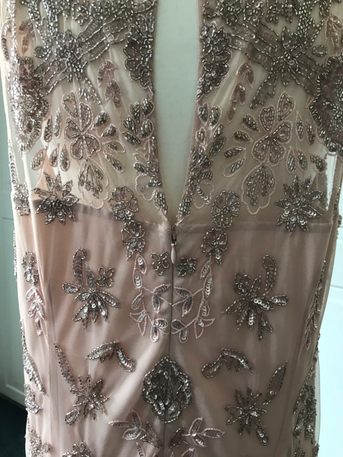 Summer Dress And Jacket by Joanna Hope Bead Embroidered Wedding Formal Size 20