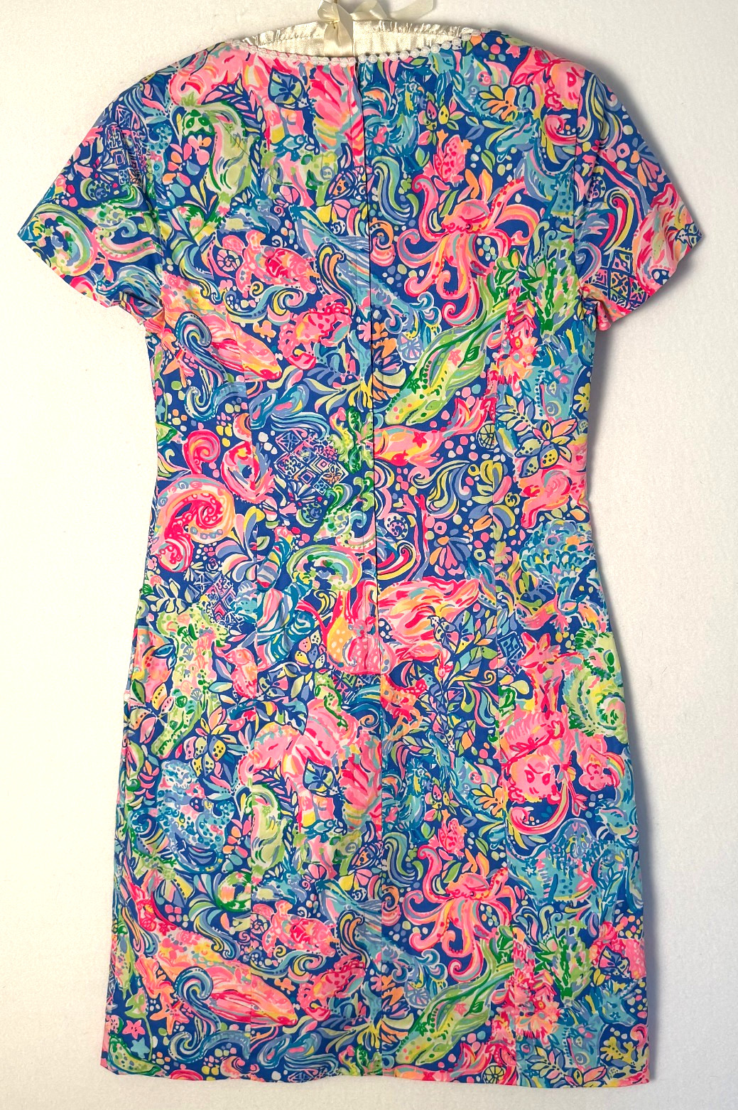 Lilly Pulitzer 6 Coralynn Shift Dress Pop Up 60 Animals Beachy Resort Vacation