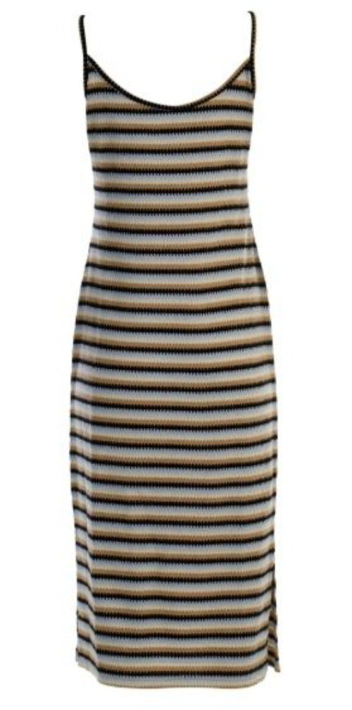 Rip Curl Bobbi Striped Midi Dress MEDIUM