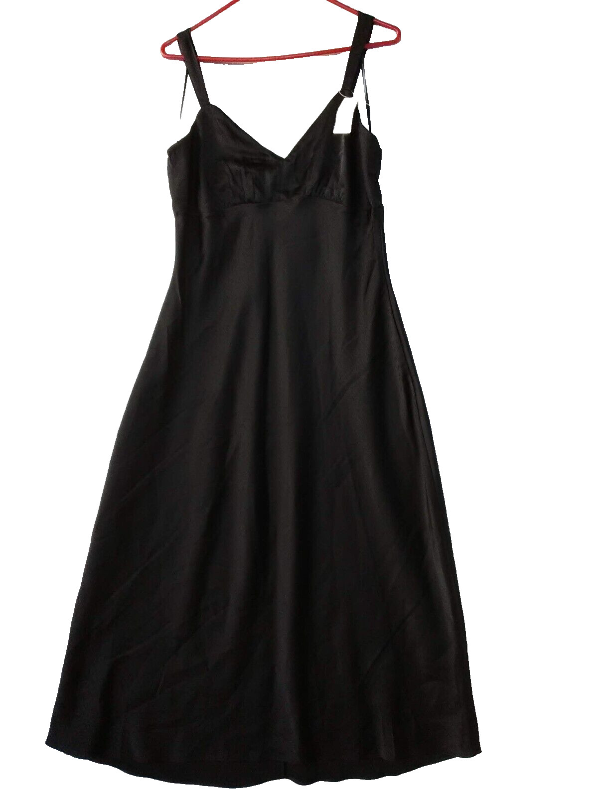 Sofia Jeans By Sofia Vergara Carly Midi Black Slip Dress Mid Calf Length Medium