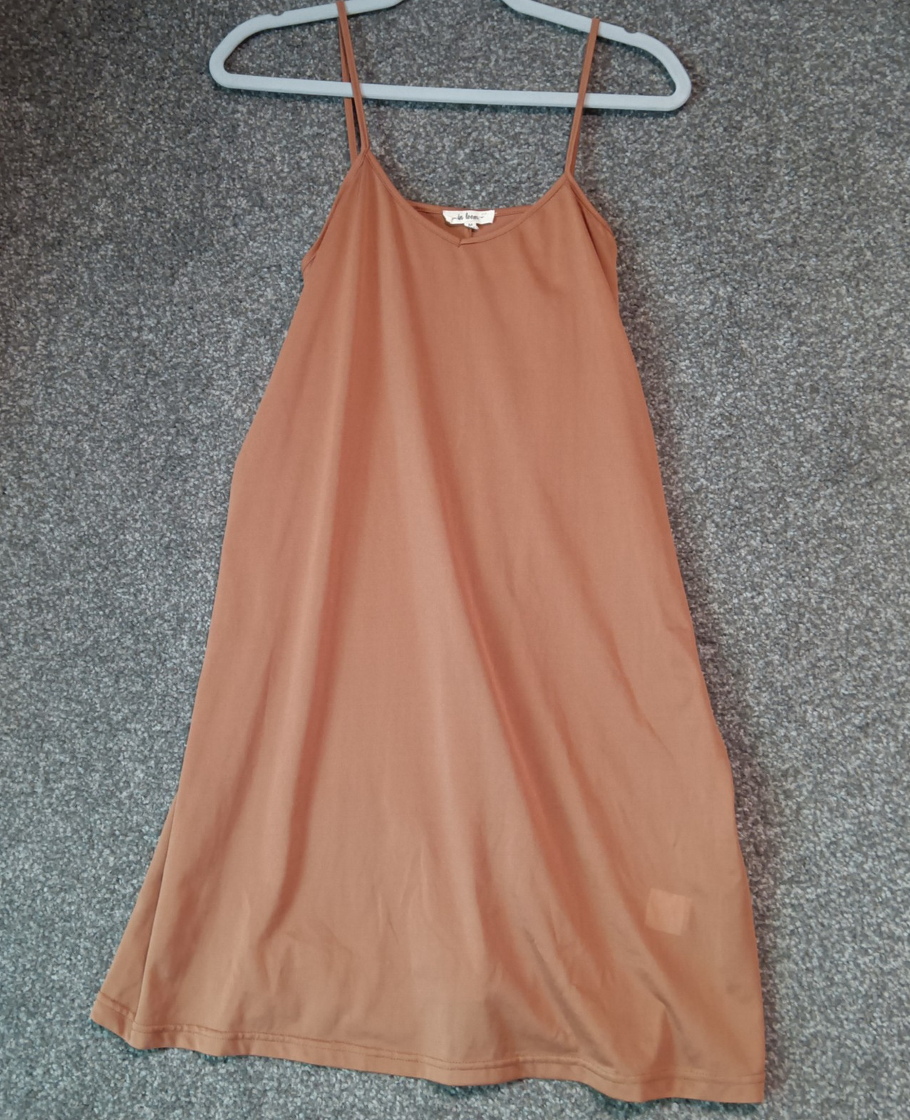 In Loom M Slip Dress Midi Lightweight Forest Fairy Sleeveless Strap Rayon