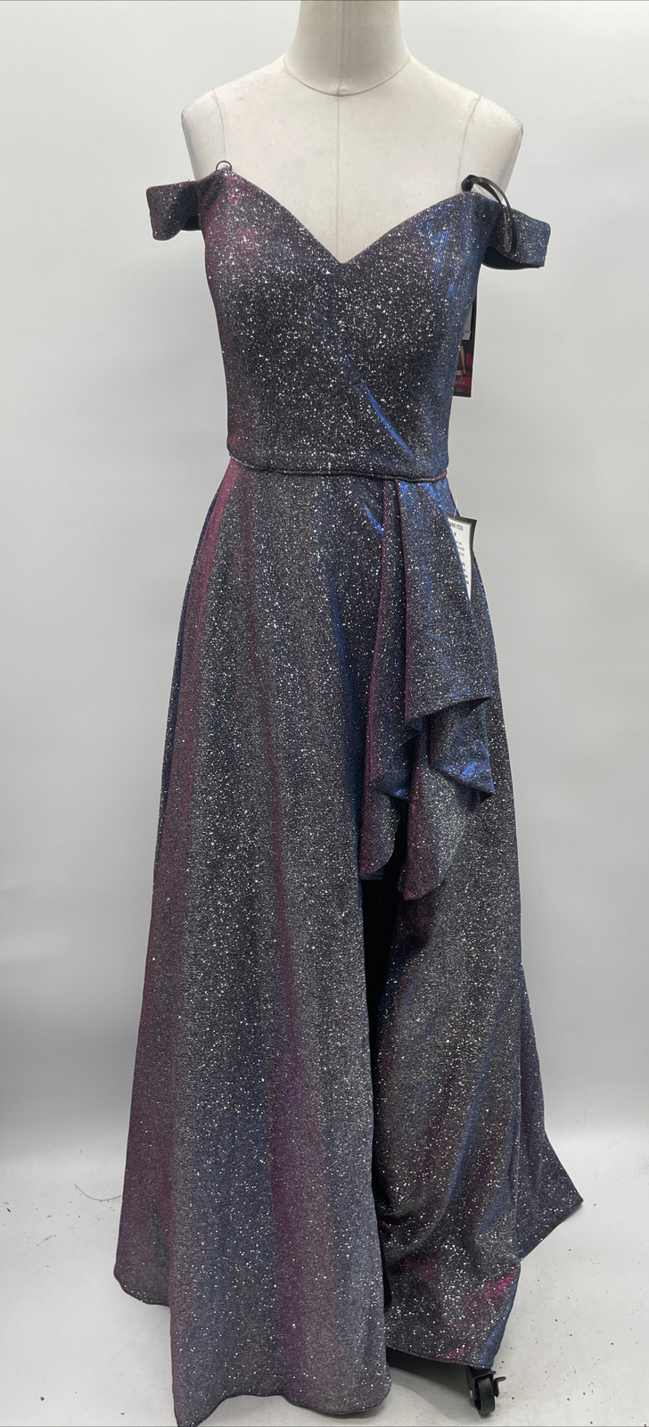Blondie Nites Women Strapless Glitter Ball Gown For Prom / any occasion Size 5