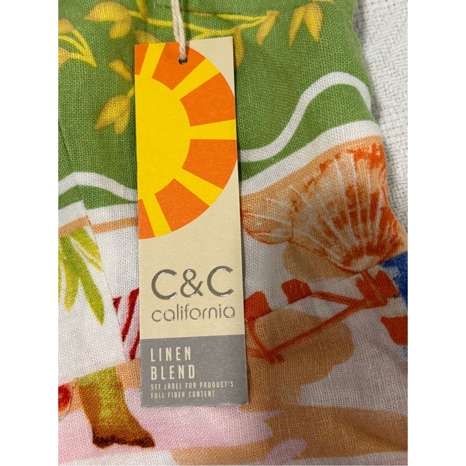 🩵🪻C&C California Multicolor Tropical Print Maxi Dress – Green, Pink, Blue