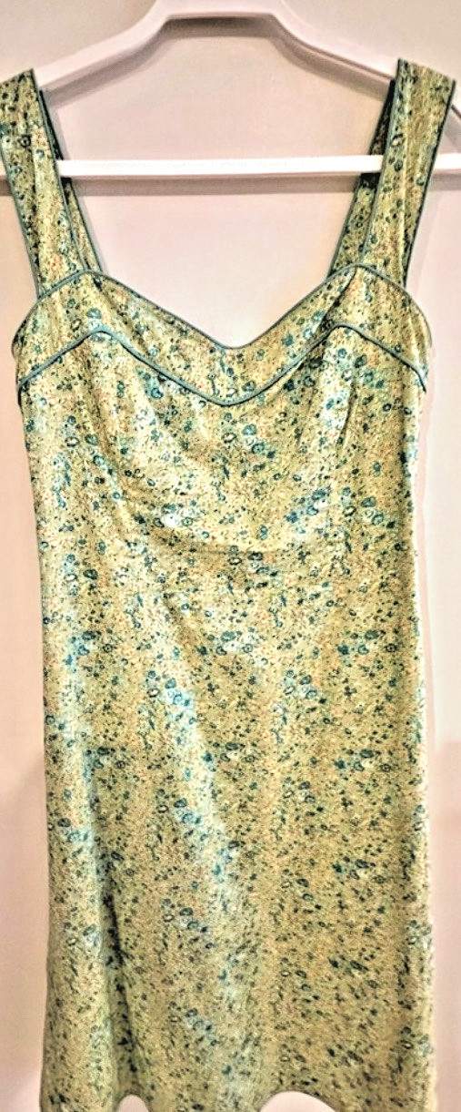 Barney’s Original Label Floral Silk-Lined Dress Size 40 (US 6) Made in Italy