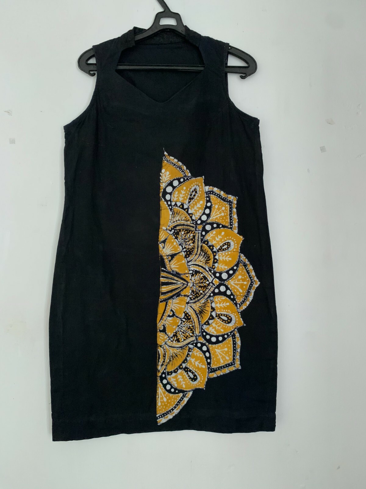 100% Pure Ceylon Cotton Handcrafted Mandala Designed Batik Dress