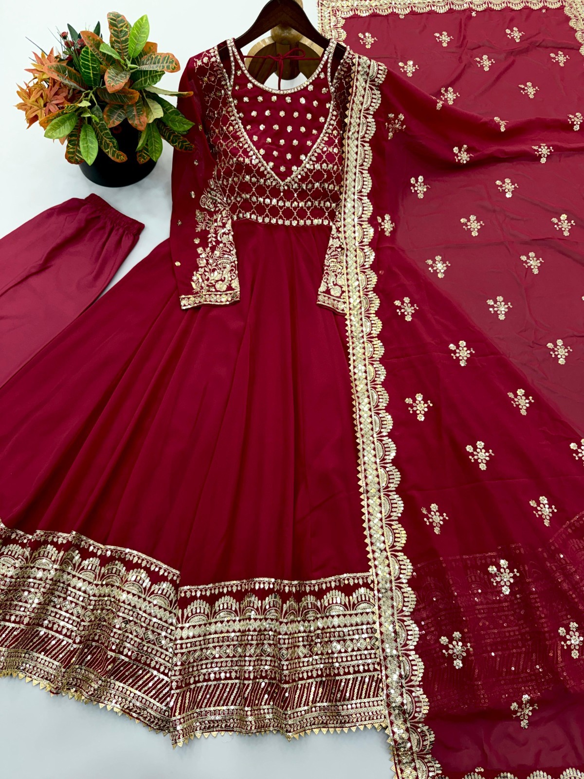 Indian Designer Pakistani Salwar Wear ReadyMade Dress Women Wedding Suit Party