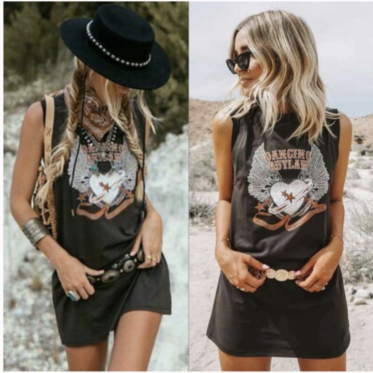 Spell And The Gypsy Collective Outlaw Tank Dress — Size Medium