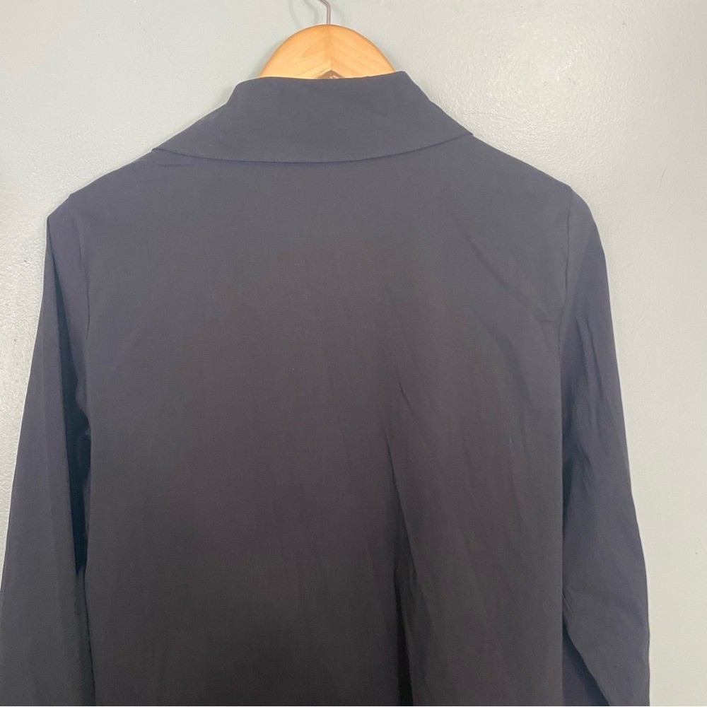 Luukaa Black Button Down Midi Dress Tule Size 10