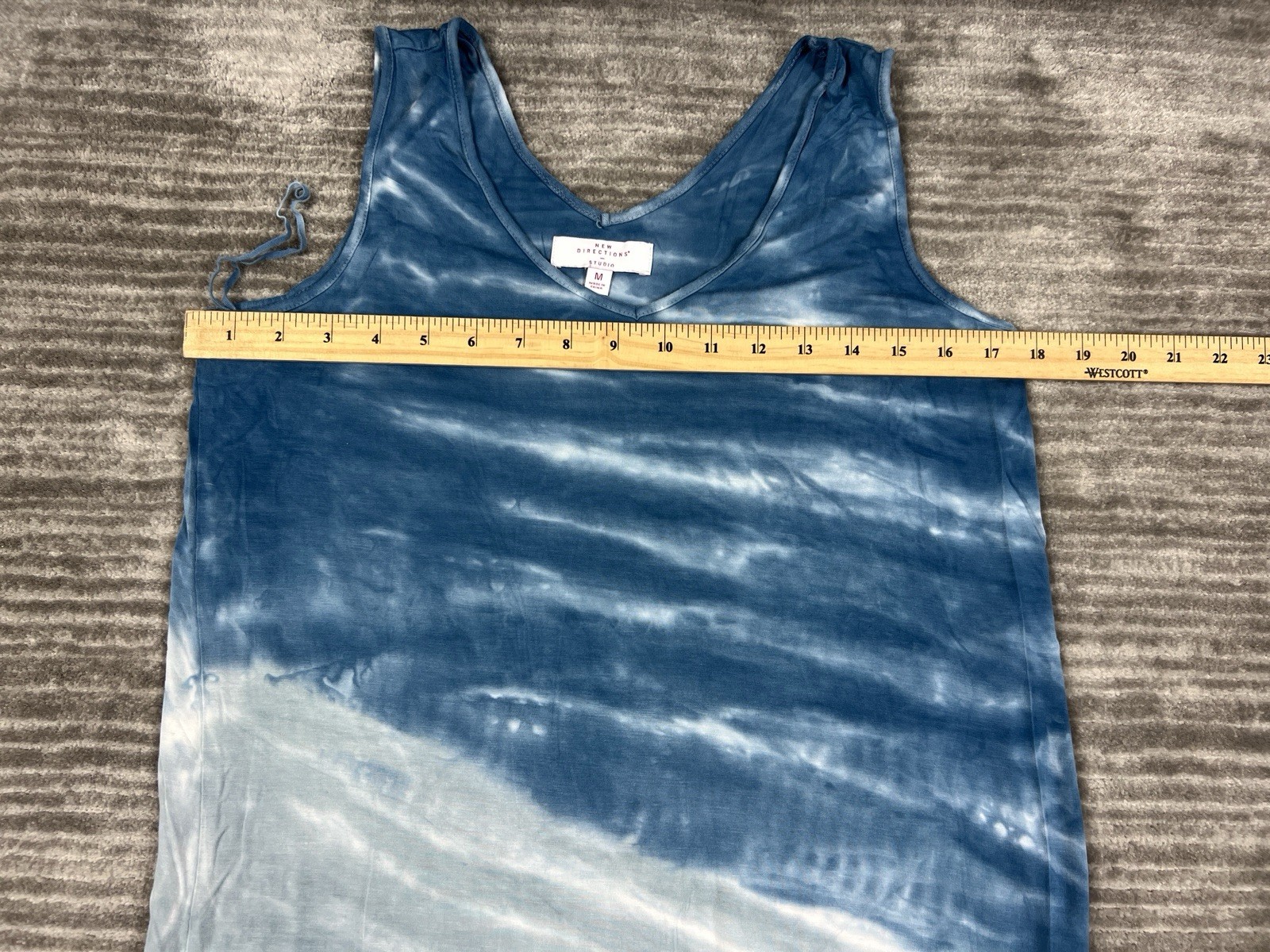 New Directions Studio Dress Womens Medium Multicolor Maxi Sleeveless Tank
